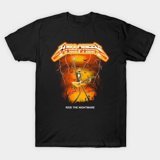 Ride the Nightmare (Pumpkin edition) T-Shirt by RetroDivision